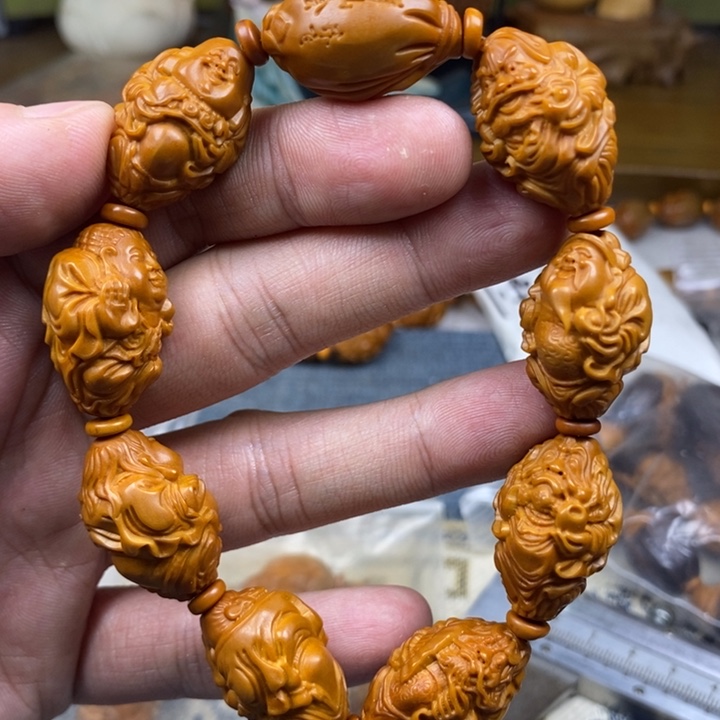 橄榄核手串/手链橄榄核雕工艺手串
