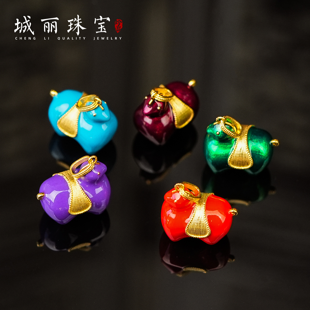 【城丽珠宝】18K来才小马吊坠/个（多样性发一）KJ-1051