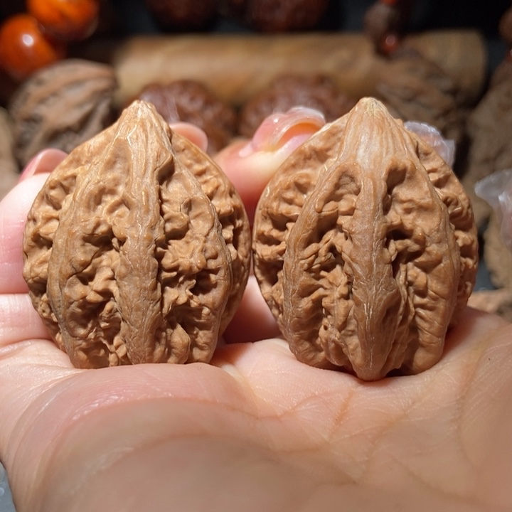 把件文玩核桃东北楸子小雪16