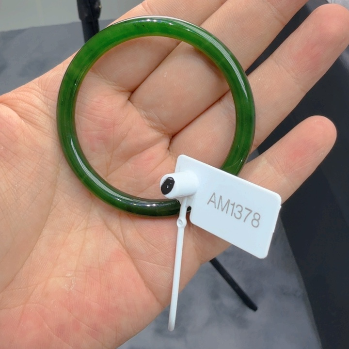 和田玉（碧玉）手镯未镶嵌54