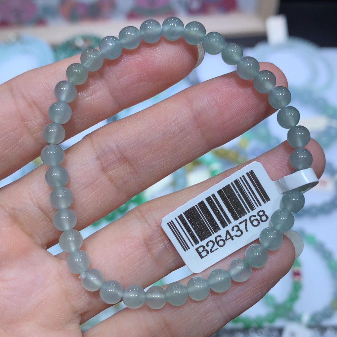 翡翠未镶嵌手链天然