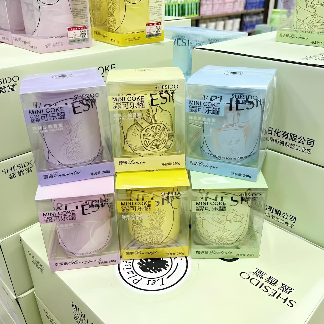 盛香堂迷你房间室内汽车固体香膏车用家用固体留香除臭车载香薰罐