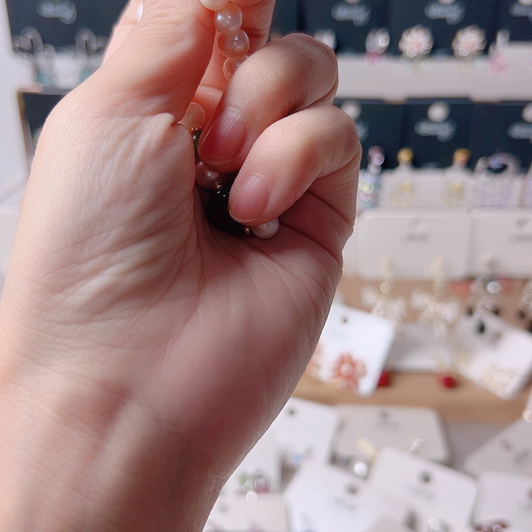 *****琉璃纯铜合金耳环的