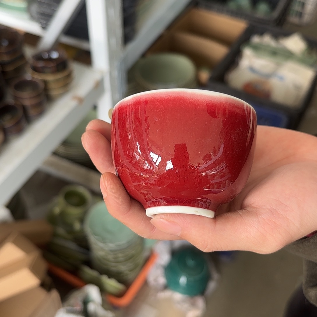 龙泉云间青瓷小米茶器