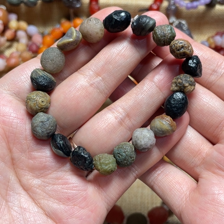 玛瑙/玉髓合金手链