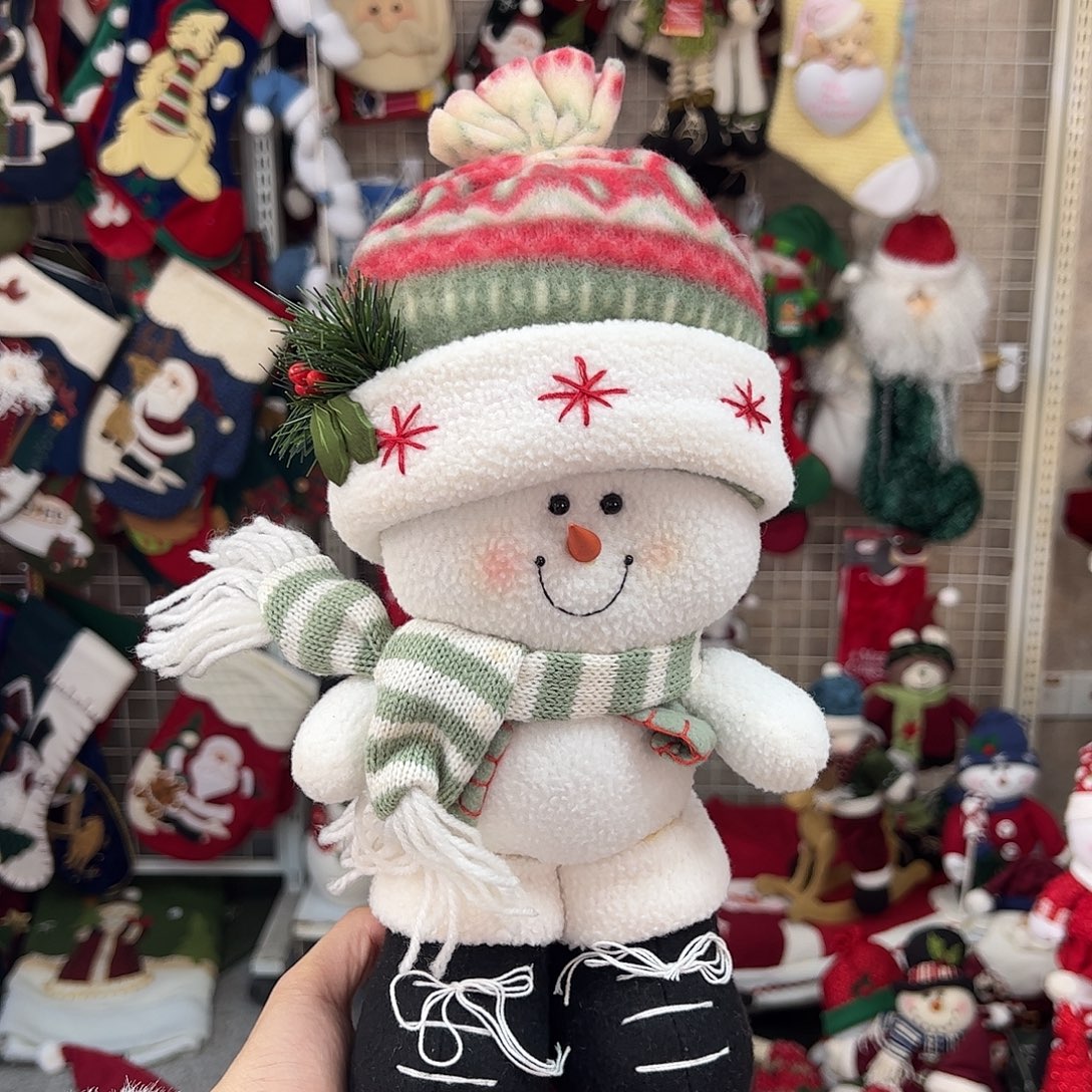 毛绒雪人站立款30cm