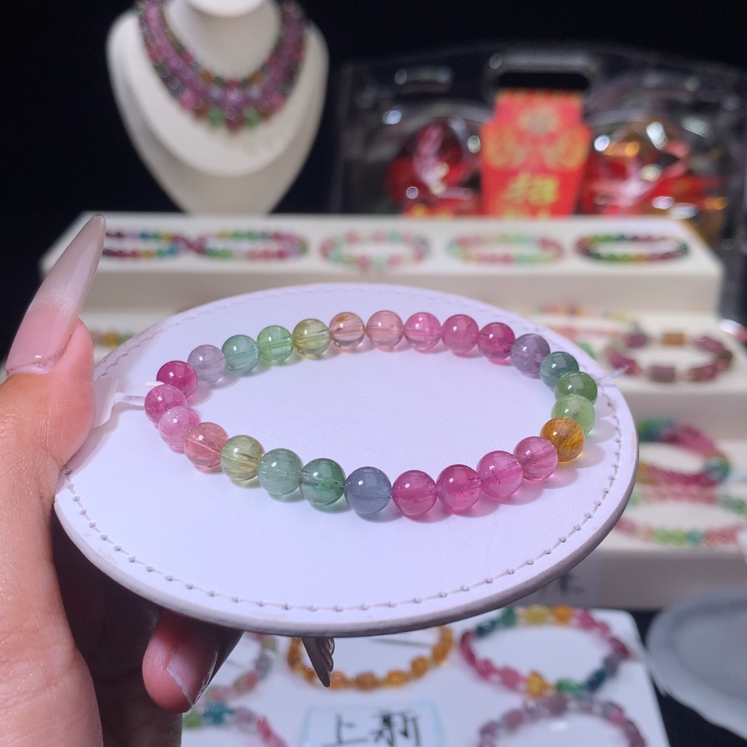 碧玺手链未镶嵌碧玺