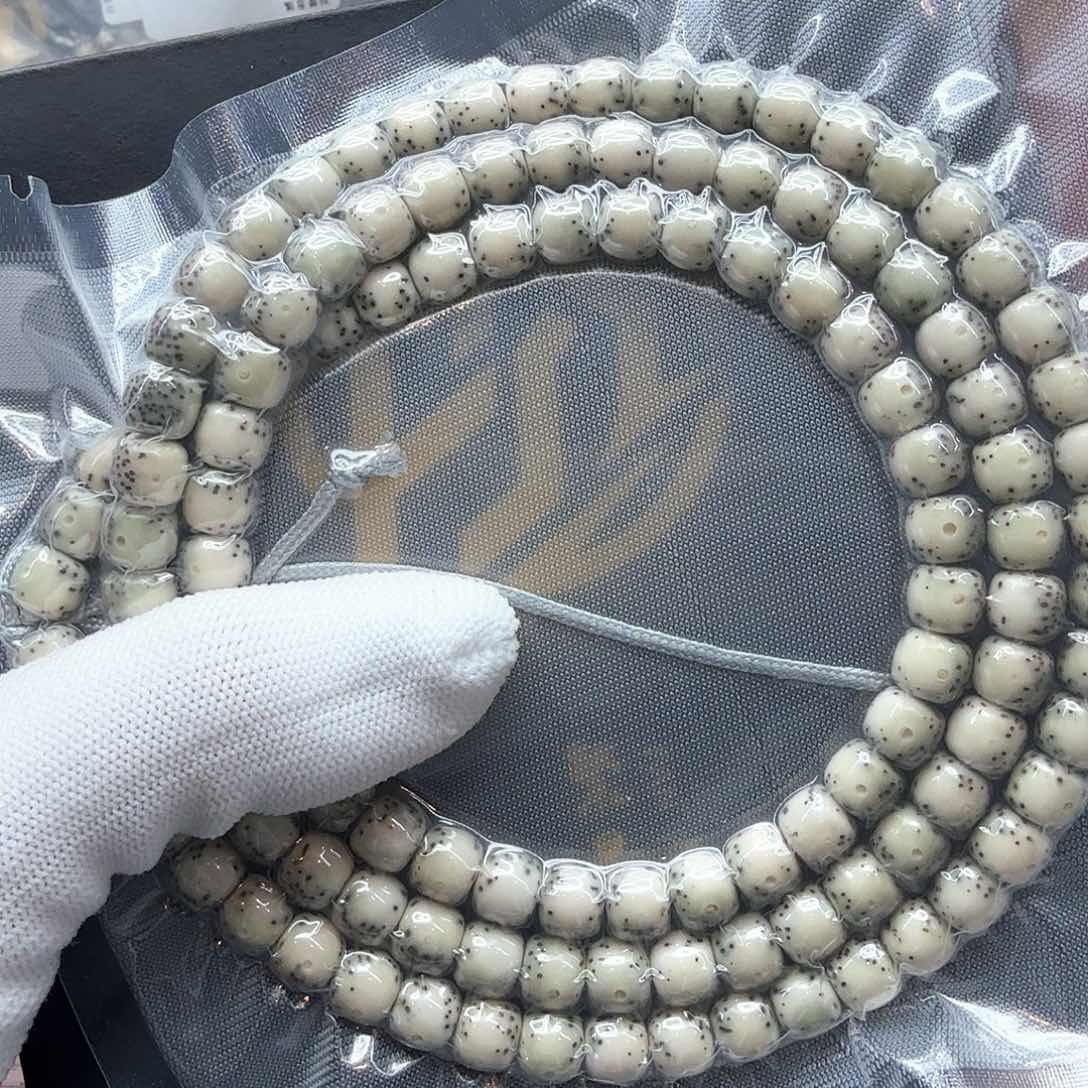 星月菩提吊坠4青瓷大眼睛通体108卡8