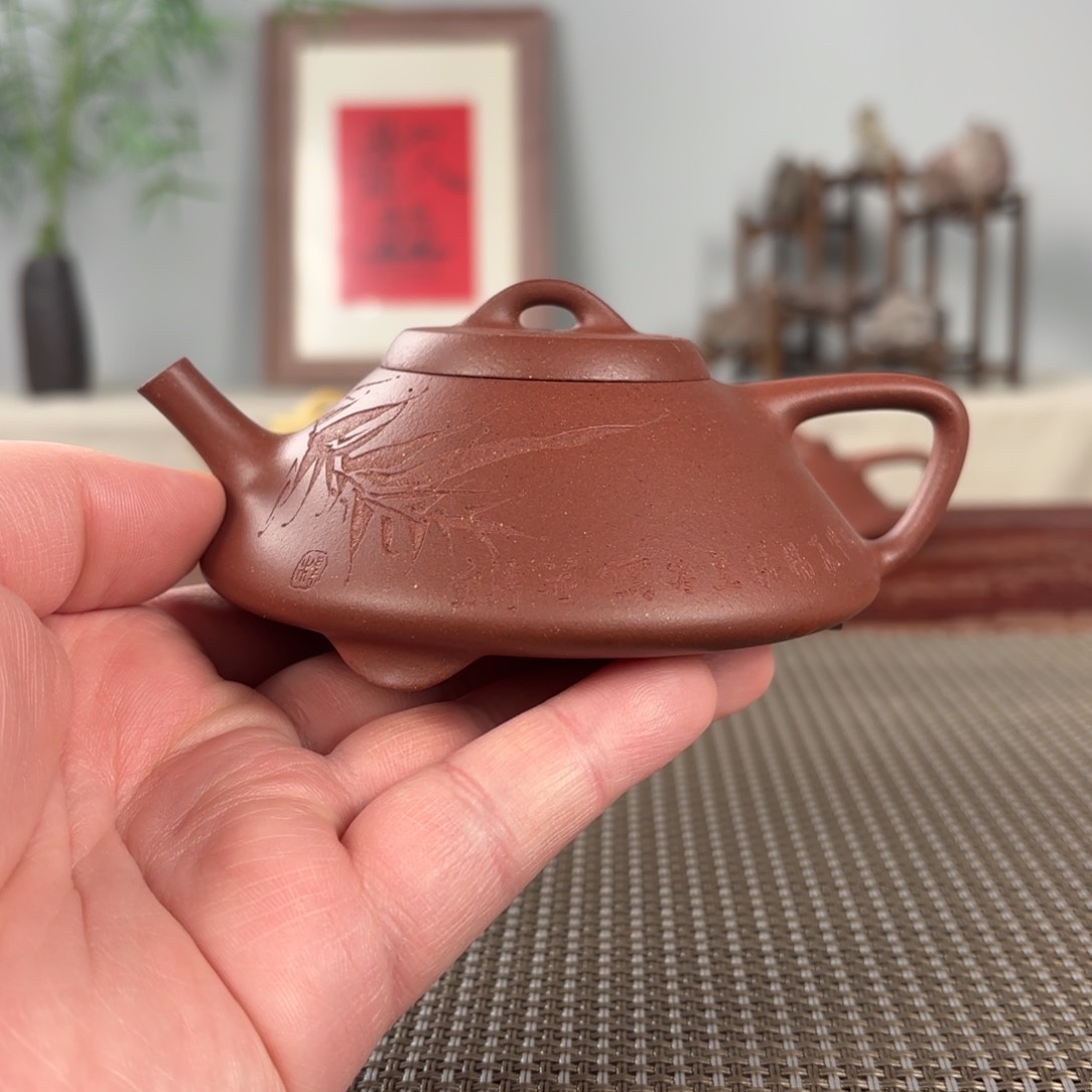 紫砂茶壶太****出黄龙山原矿紫砂壶