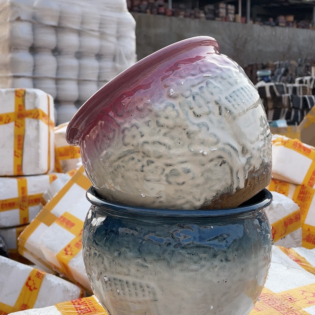 红陶宜兴紫砂花盆