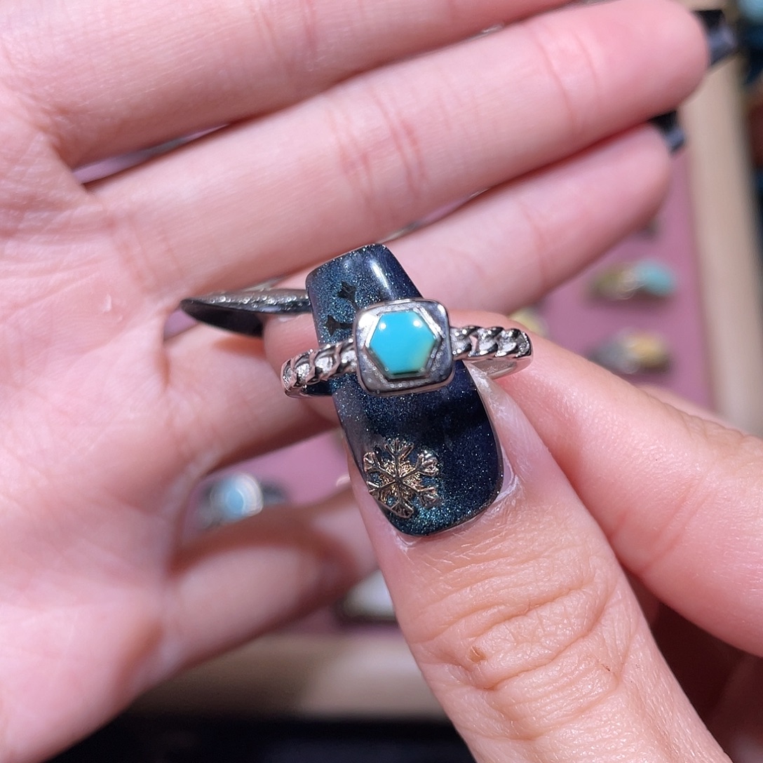 一***鹅925银原创设计戒指