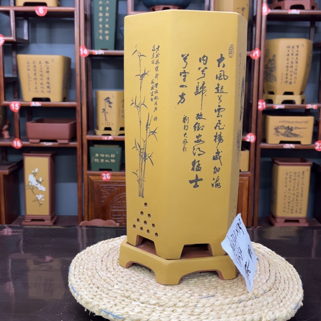 紫砂花盆紫砂花盆