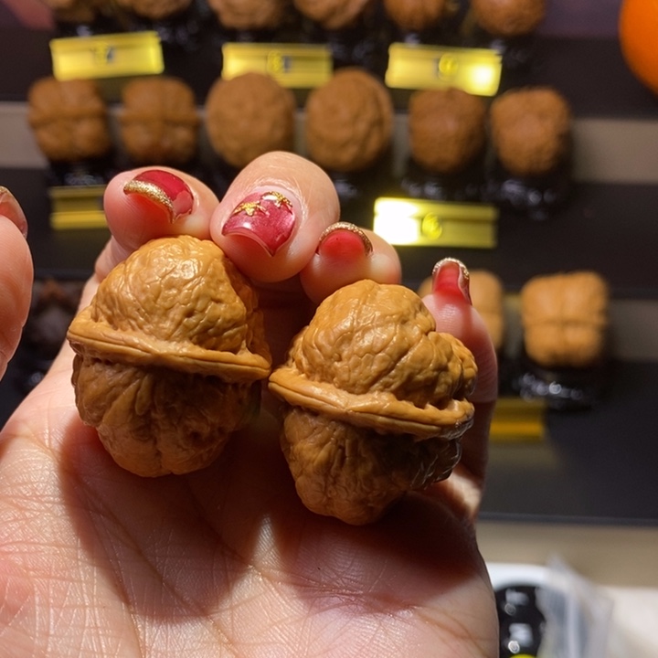 文玩核桃把件貔貅蟾34尺