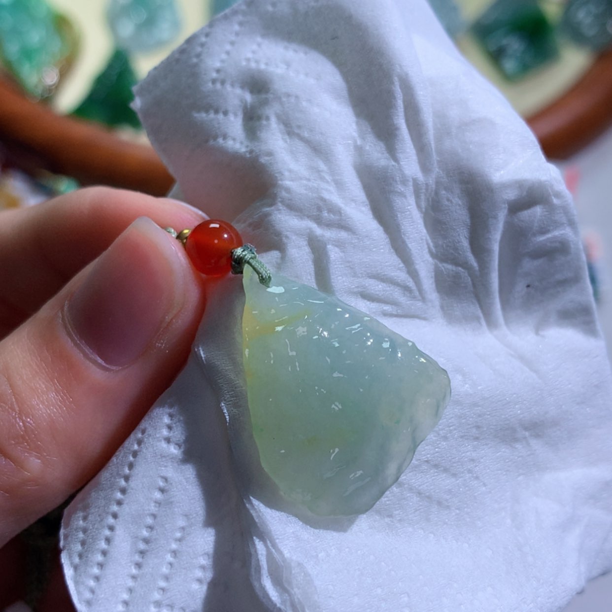 【闪购商品】翡翠吊坠(不含链)未镶嵌 2341