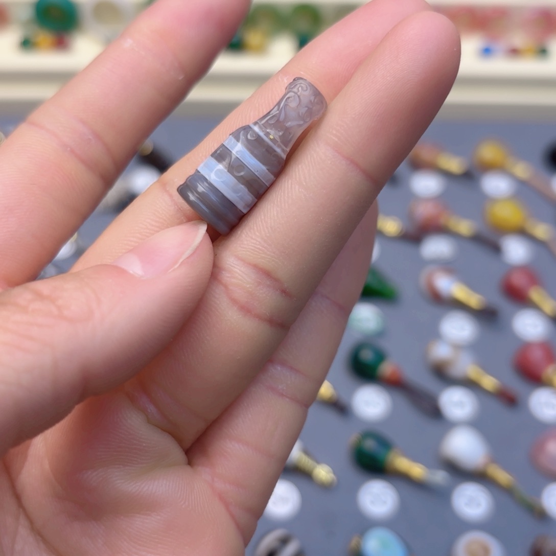 玛瑙/玉髓隔珠未镶嵌