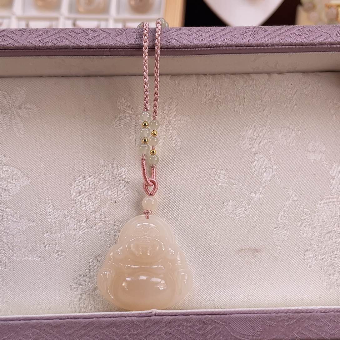 和田玉吊坠(不含链)未镶嵌梓*