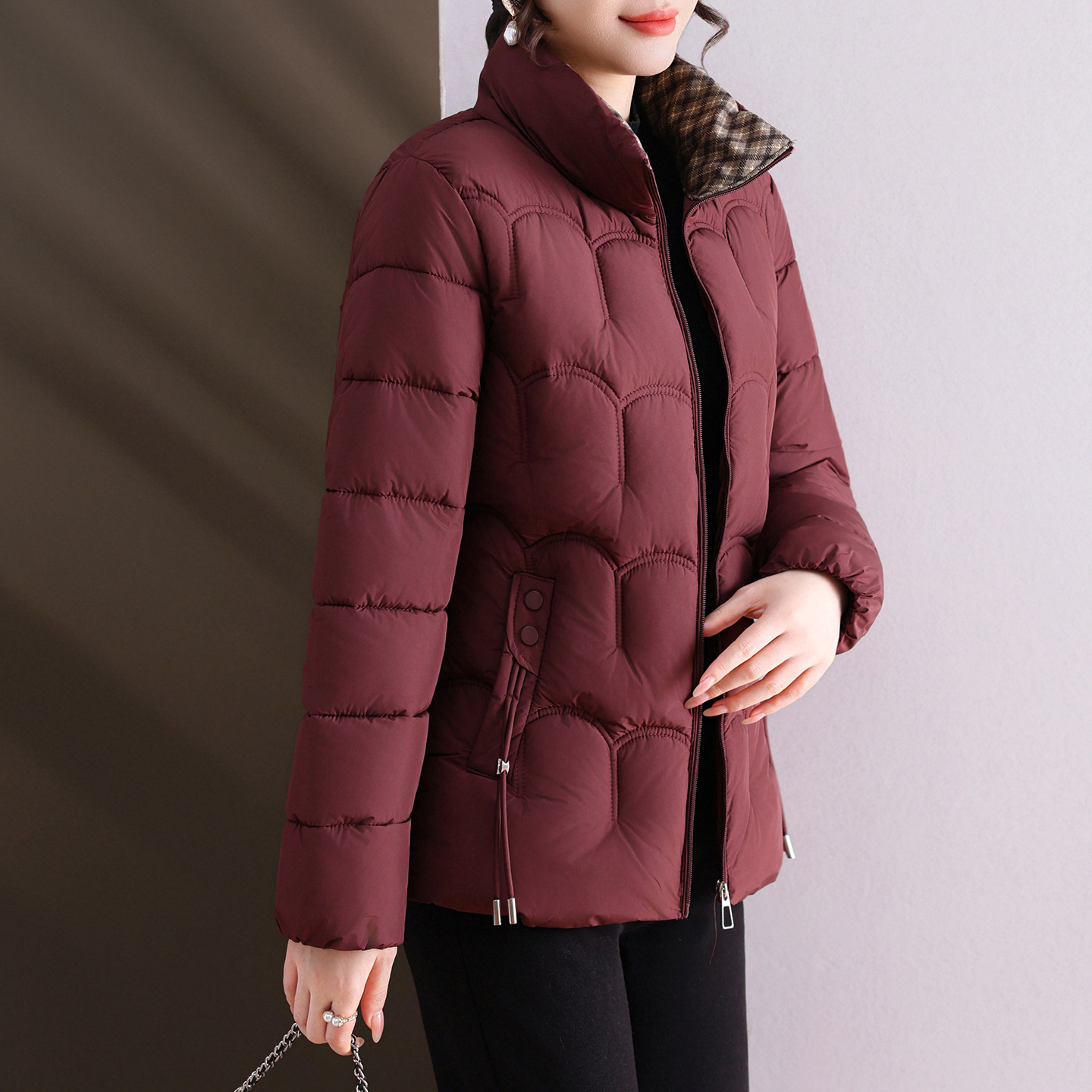  【大唐夫人】冬装棉袄短款妈妈25新款棉服中老年女秋冬加厚棉衣