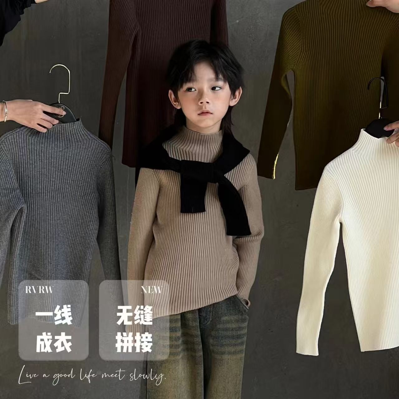 【一线成衣】童装秋季新款时尚儿童舒适汉服针织打底毛衣 QY-GD029