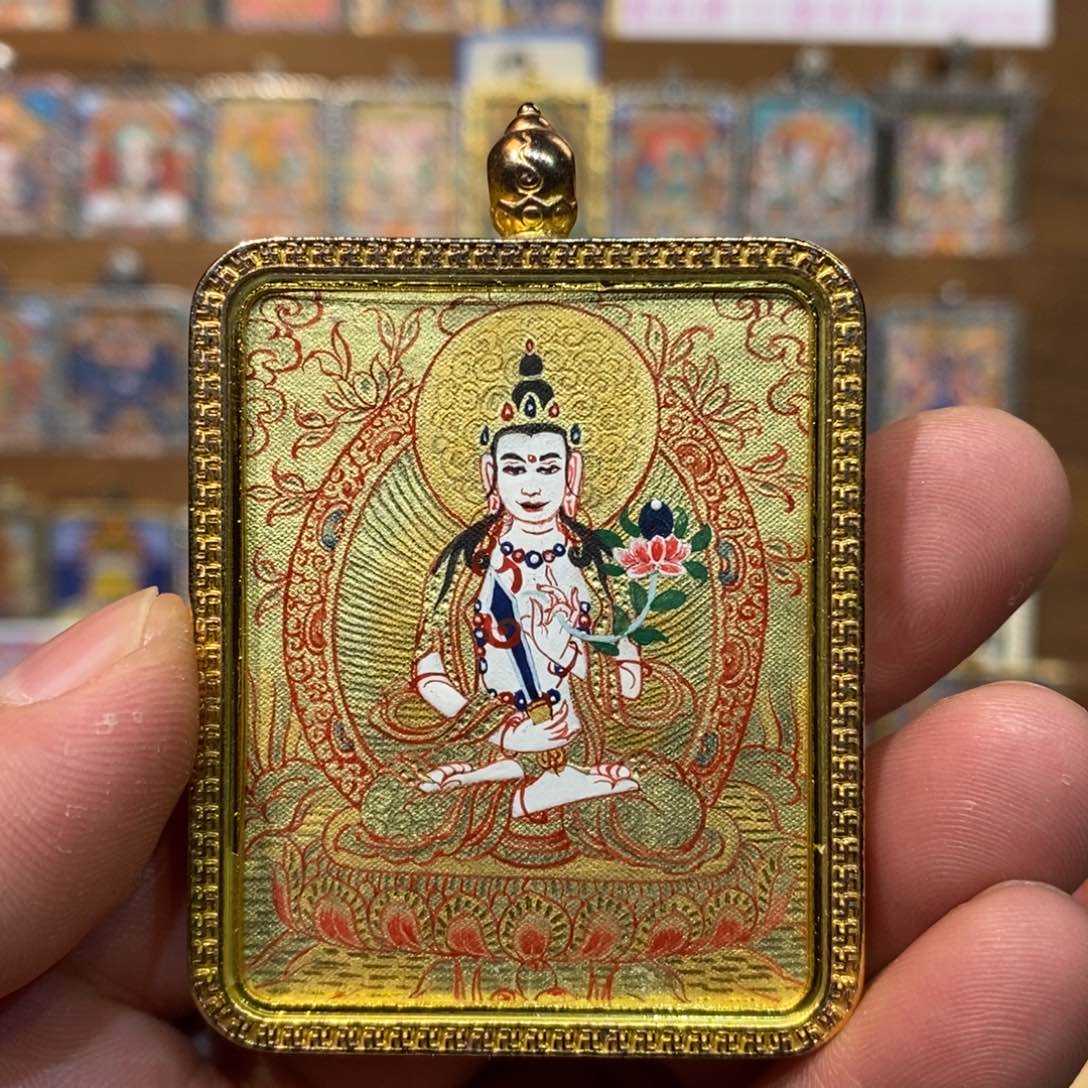 手链热贡纯手绘唐卡虚空