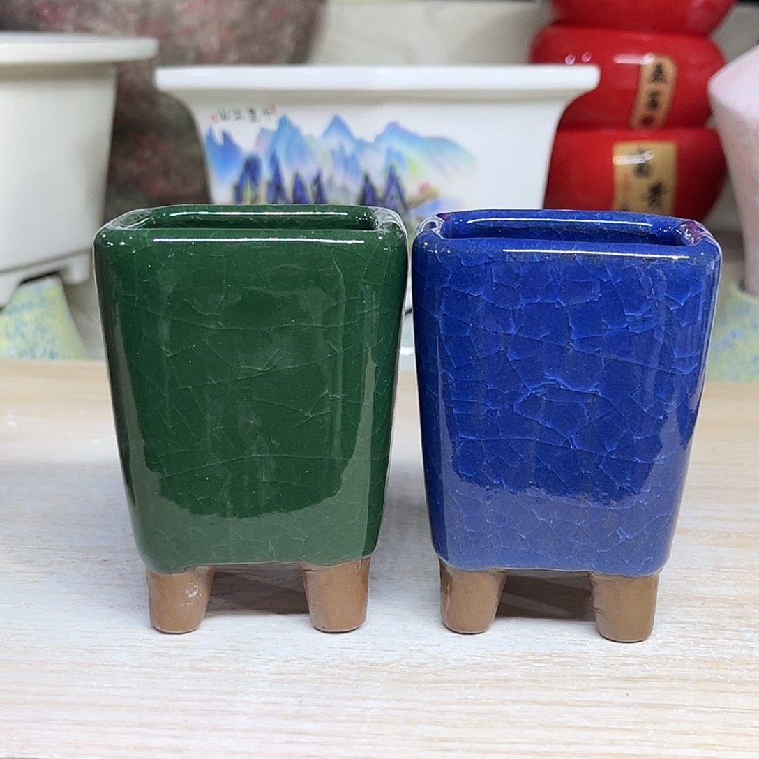 陶瓷绿植多肉微瑕花盆外口径：5*8