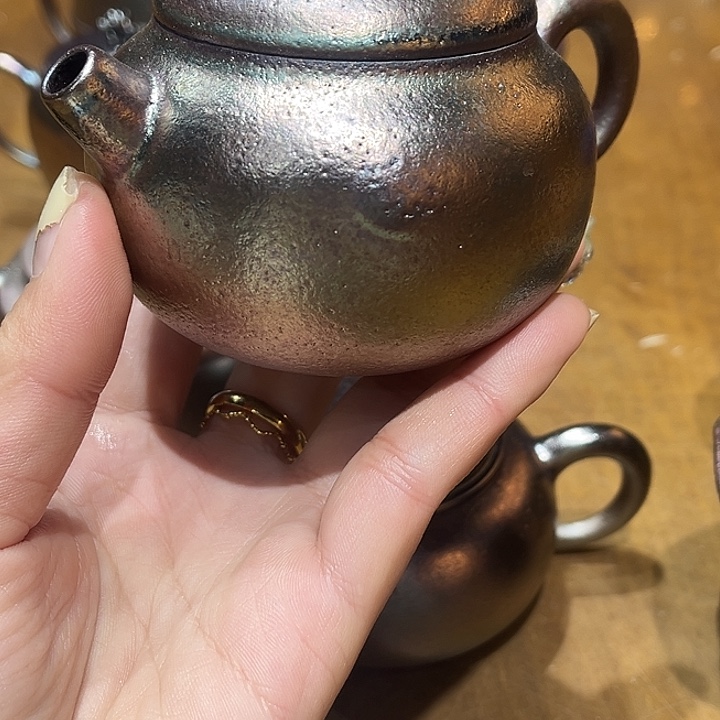 杯紫泥柴烧瑕疵茶壶不退换
