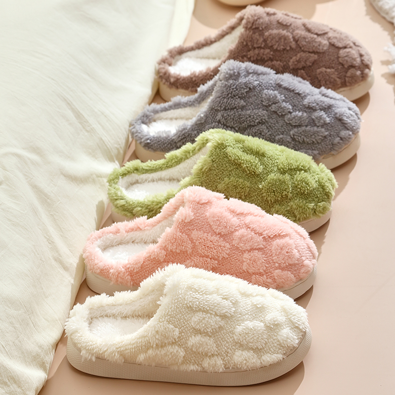 棉拖鞋女士冬季2025新款室内家居家用防滑保暖毛毛绒拖鞋男款冬天