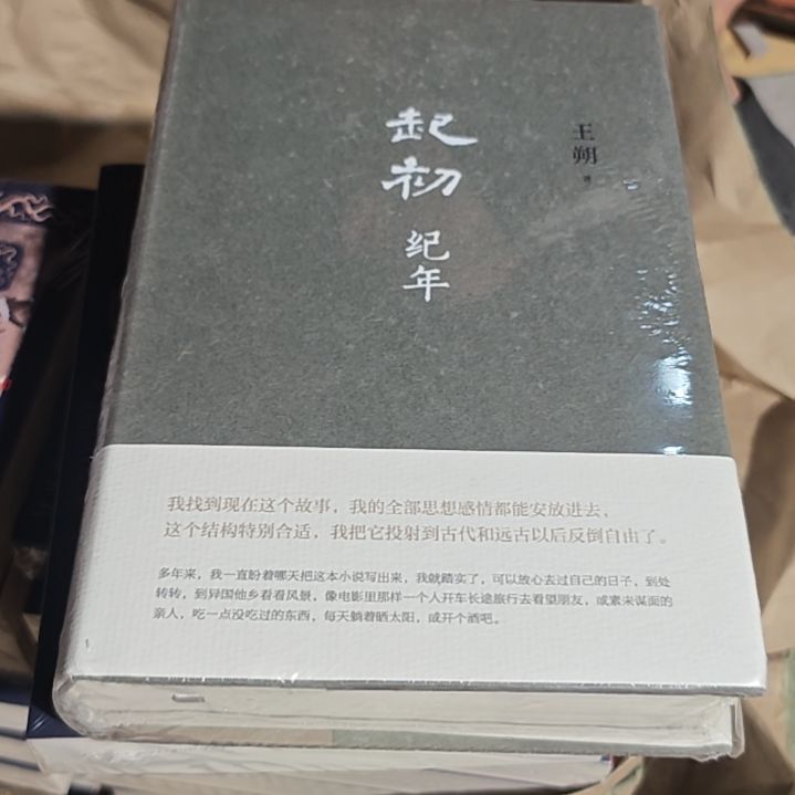 王朔的起初纪年精装库存书