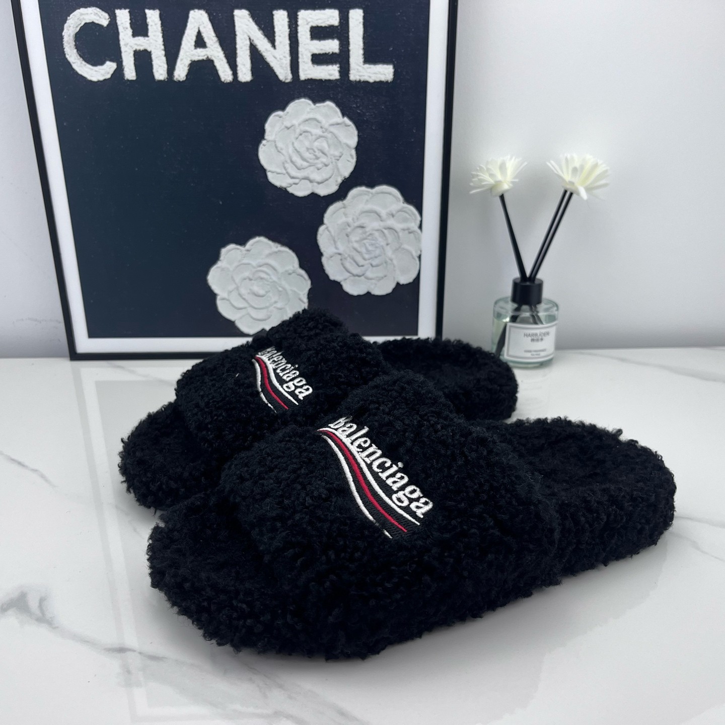 99新 Balenciaga/巴黎世家 巴黎世家可乐拖鞋 37码/jm01428