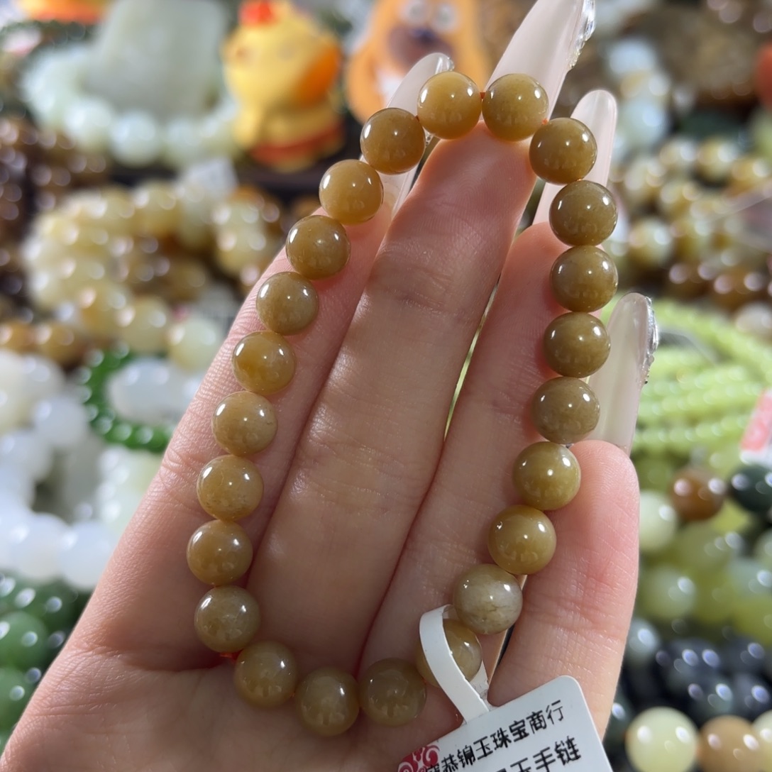 和田玉未镶嵌手链273