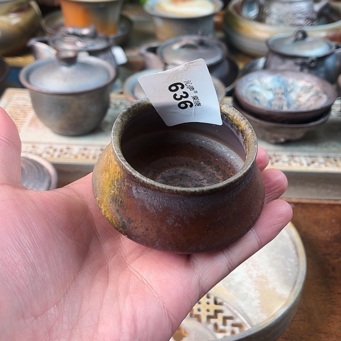 【闪购商品】沁庐柴窑古法柴烧手工茶具