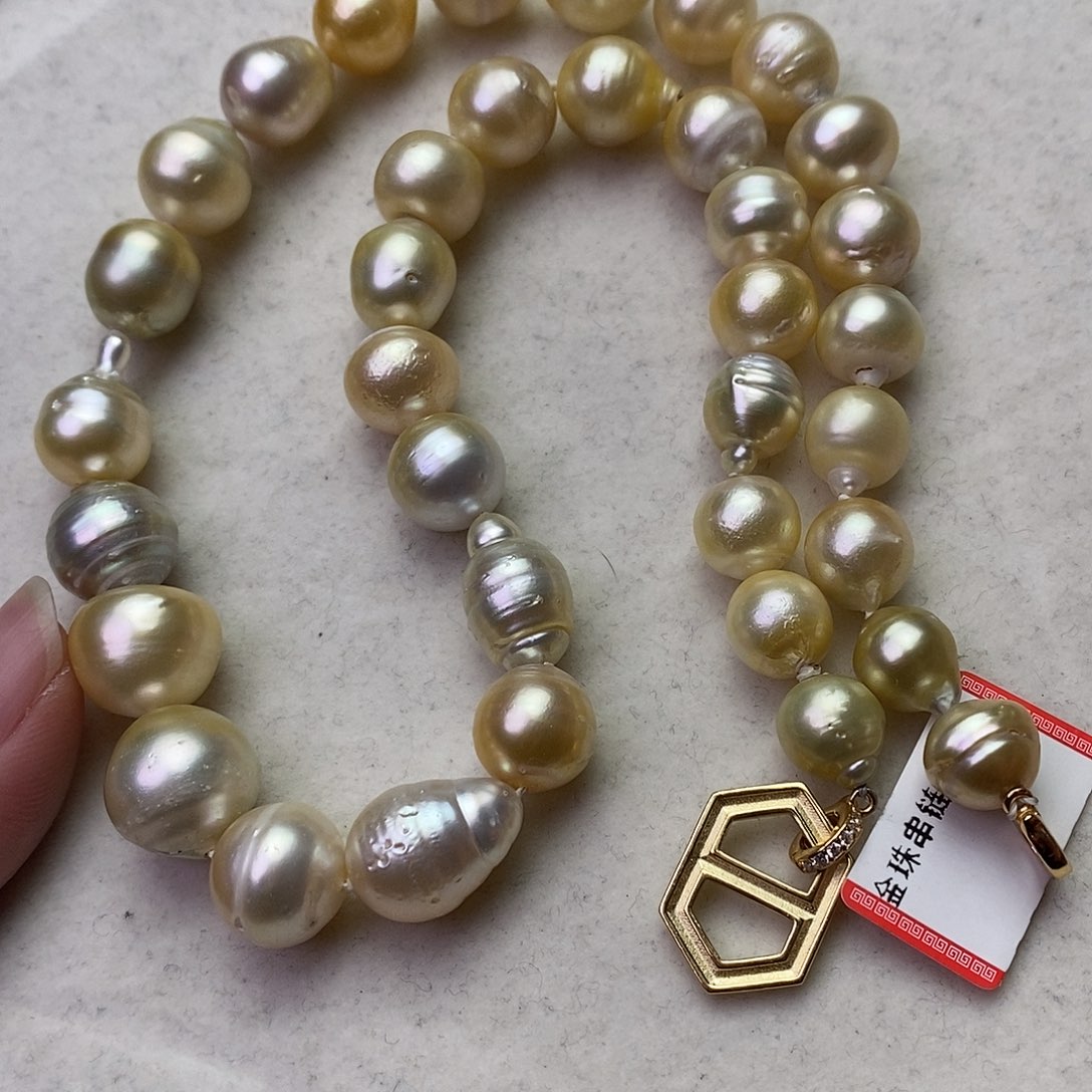 海水珍珠颈饰银S925镶嵌