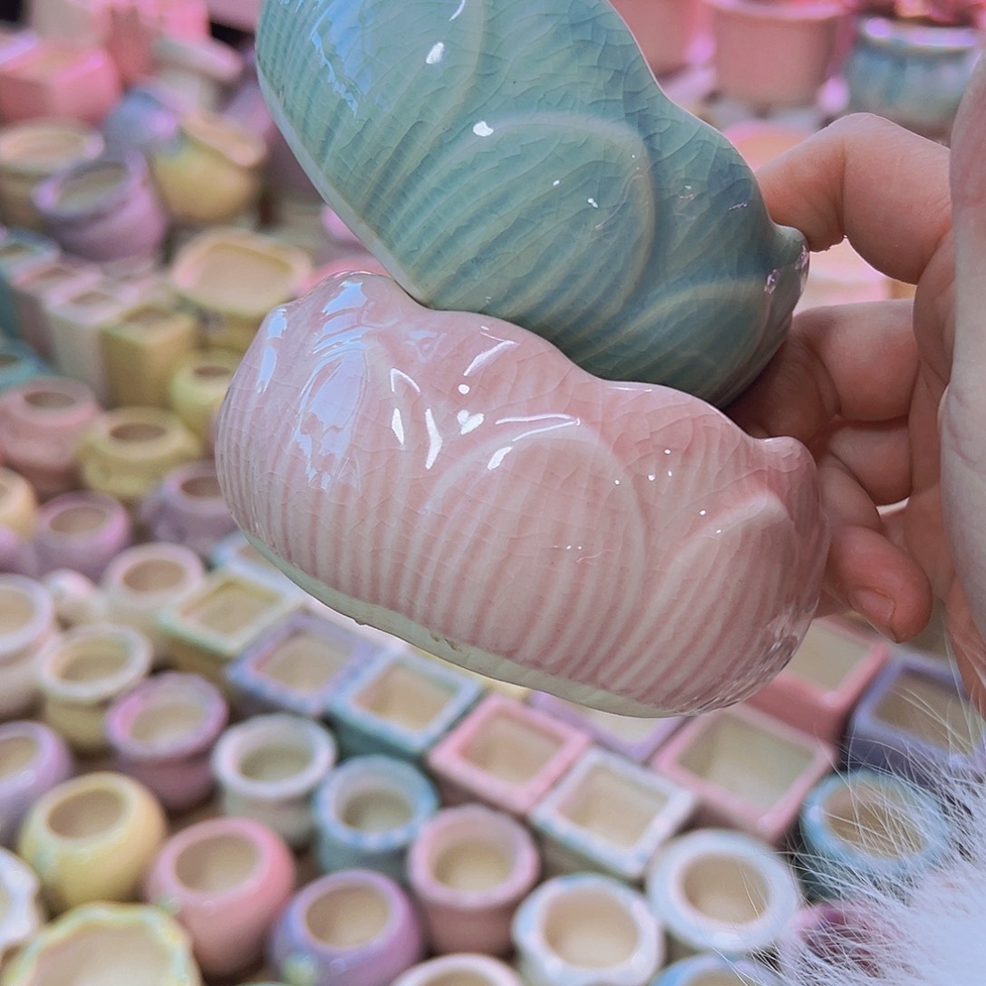 陶瓷花盆当场凑满12包邮