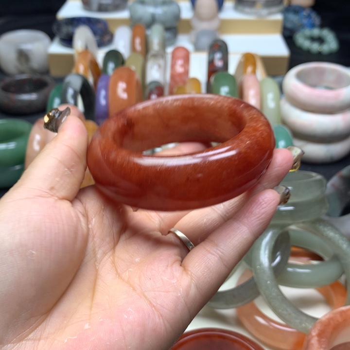 未镶嵌手镯石英质玉欧*酱