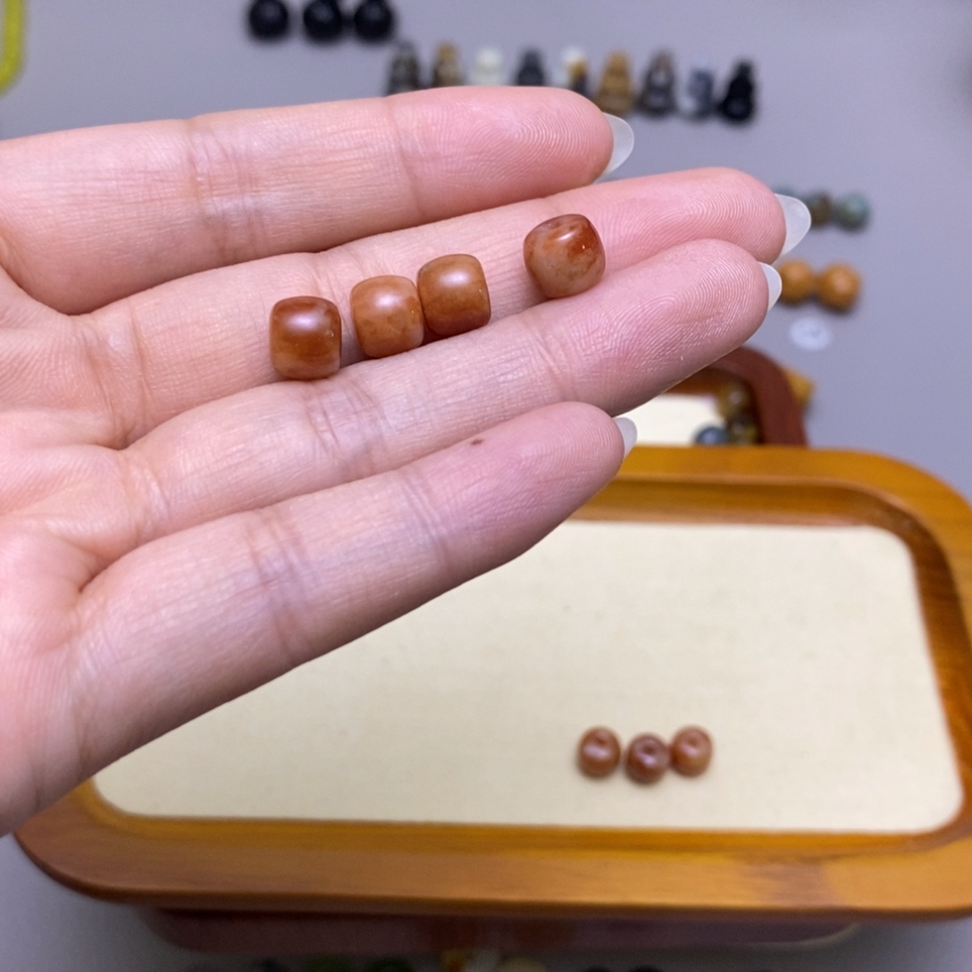 青***棉蛇纹石玉未镶嵌配饰