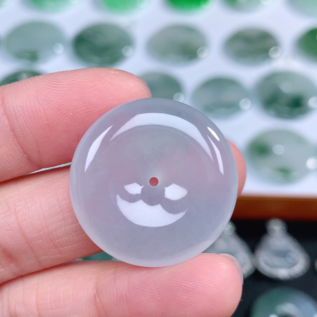 翡翠未镶嵌吊坠(不含链)27-6.0