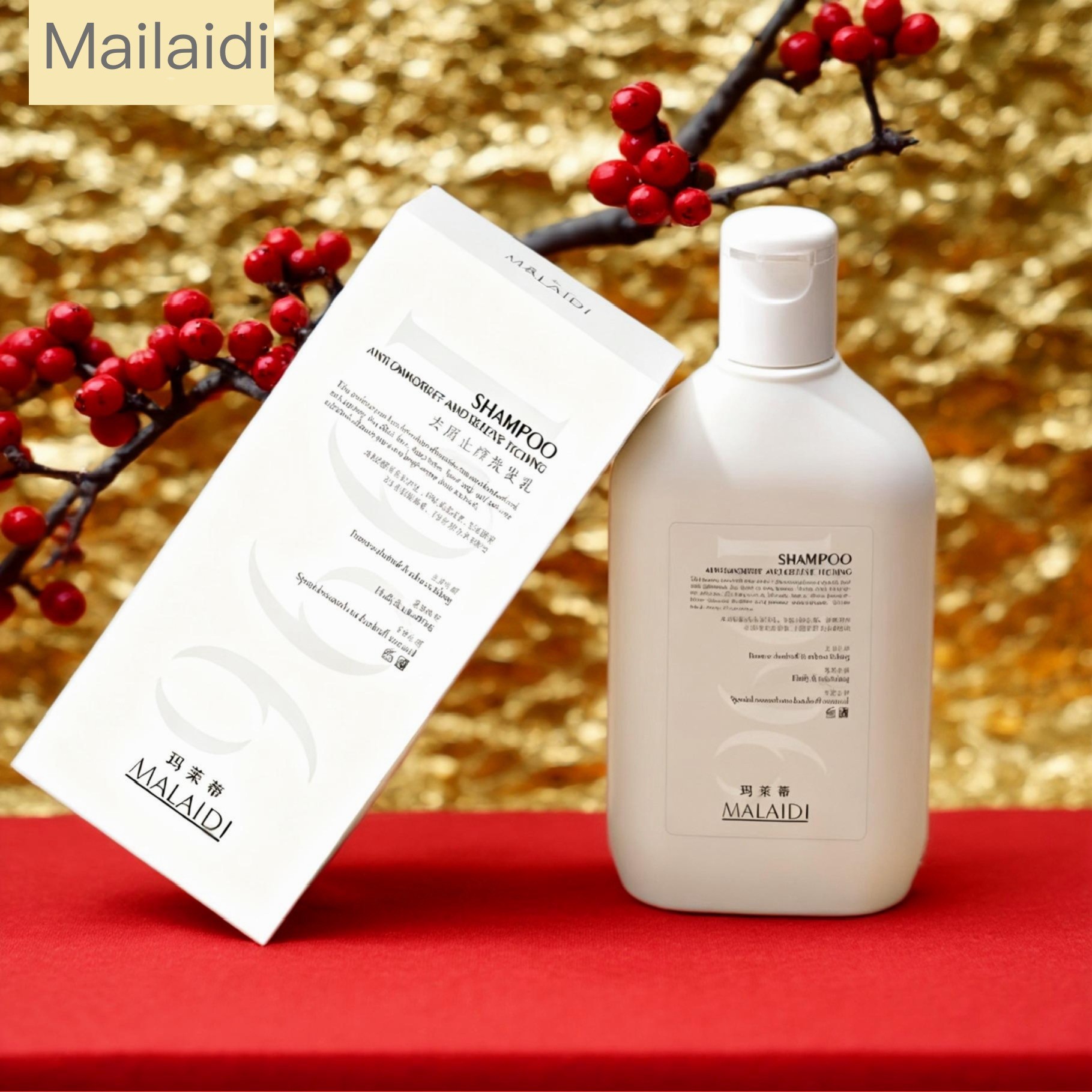 玛莱蒂MALAIDI去屑洗发乳头皮去屑止痒控油青少年洗发水