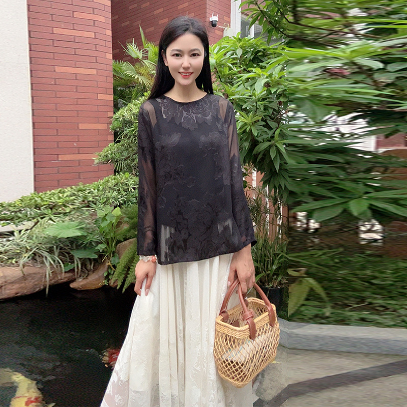 国风百搭时尚气质优雅宽松上衣WB2504679
