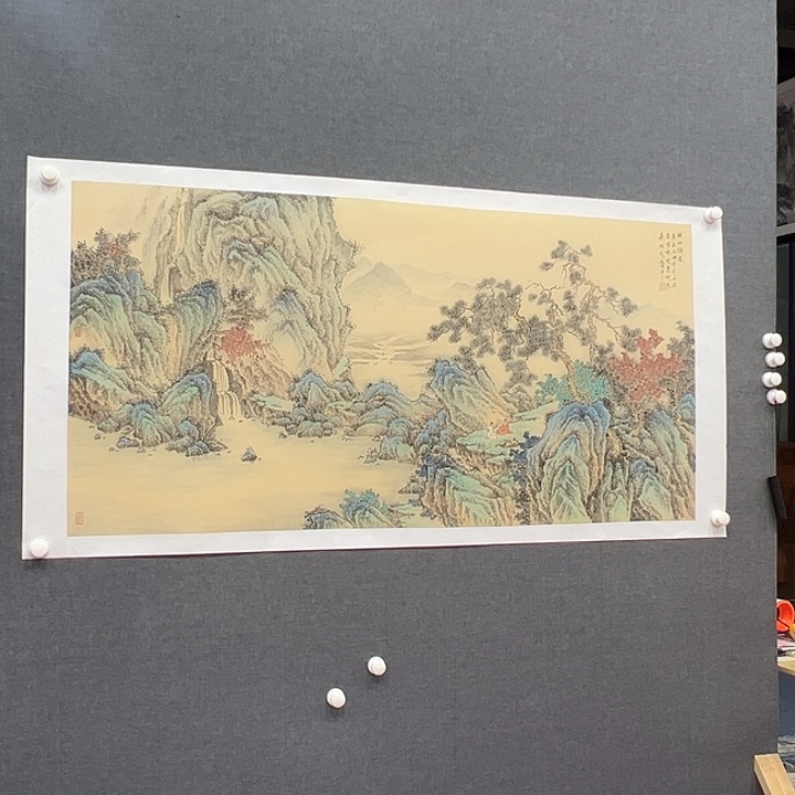 国画书画作品多次