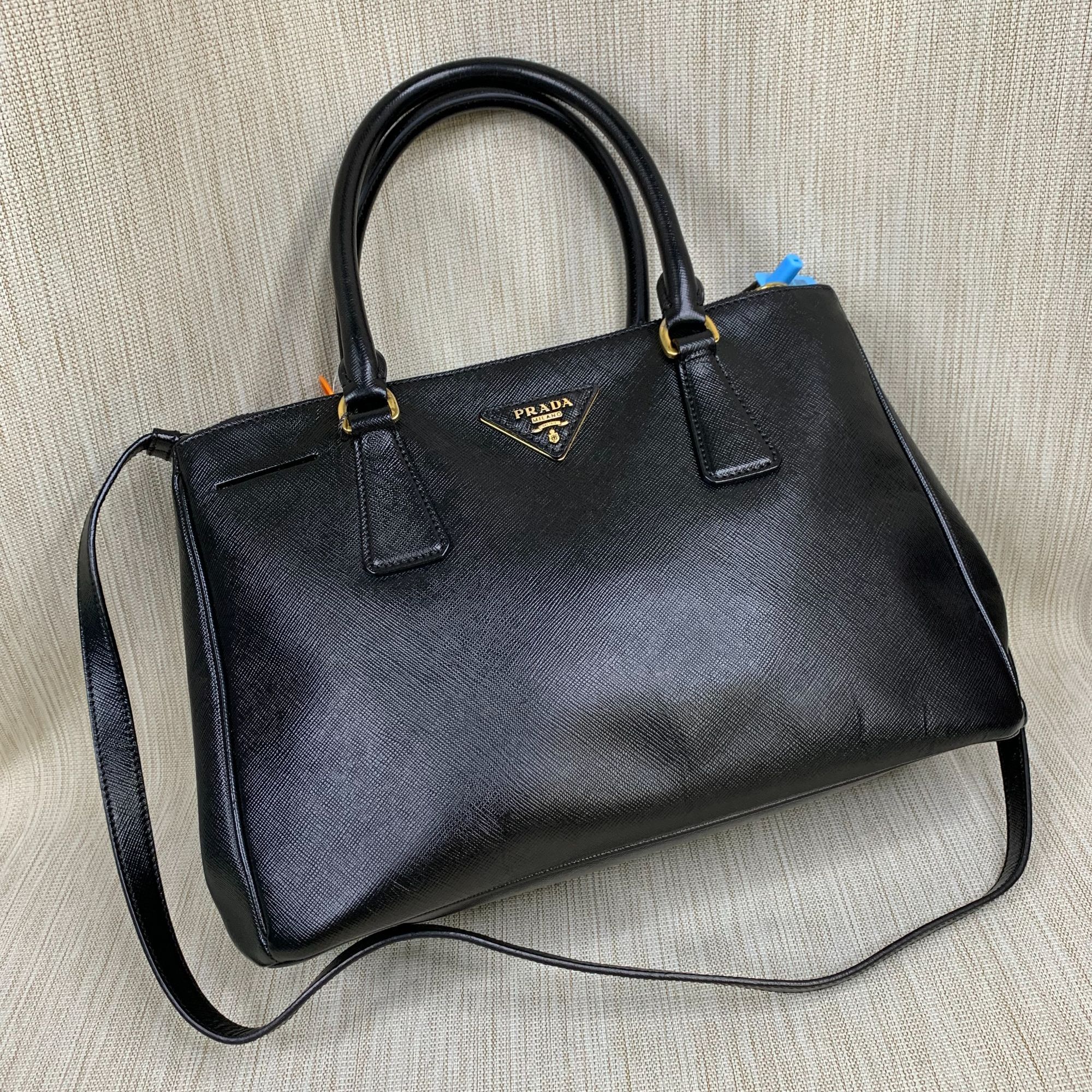 95新 Prada/普拉达 黑金杀手包/WJ09110046/0046