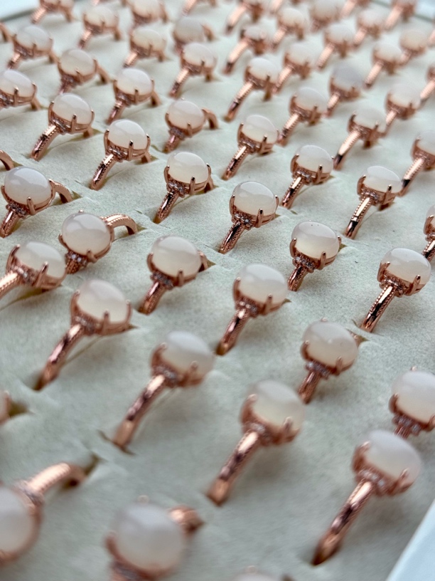 和田玉白玉戒指多样性拍一发一