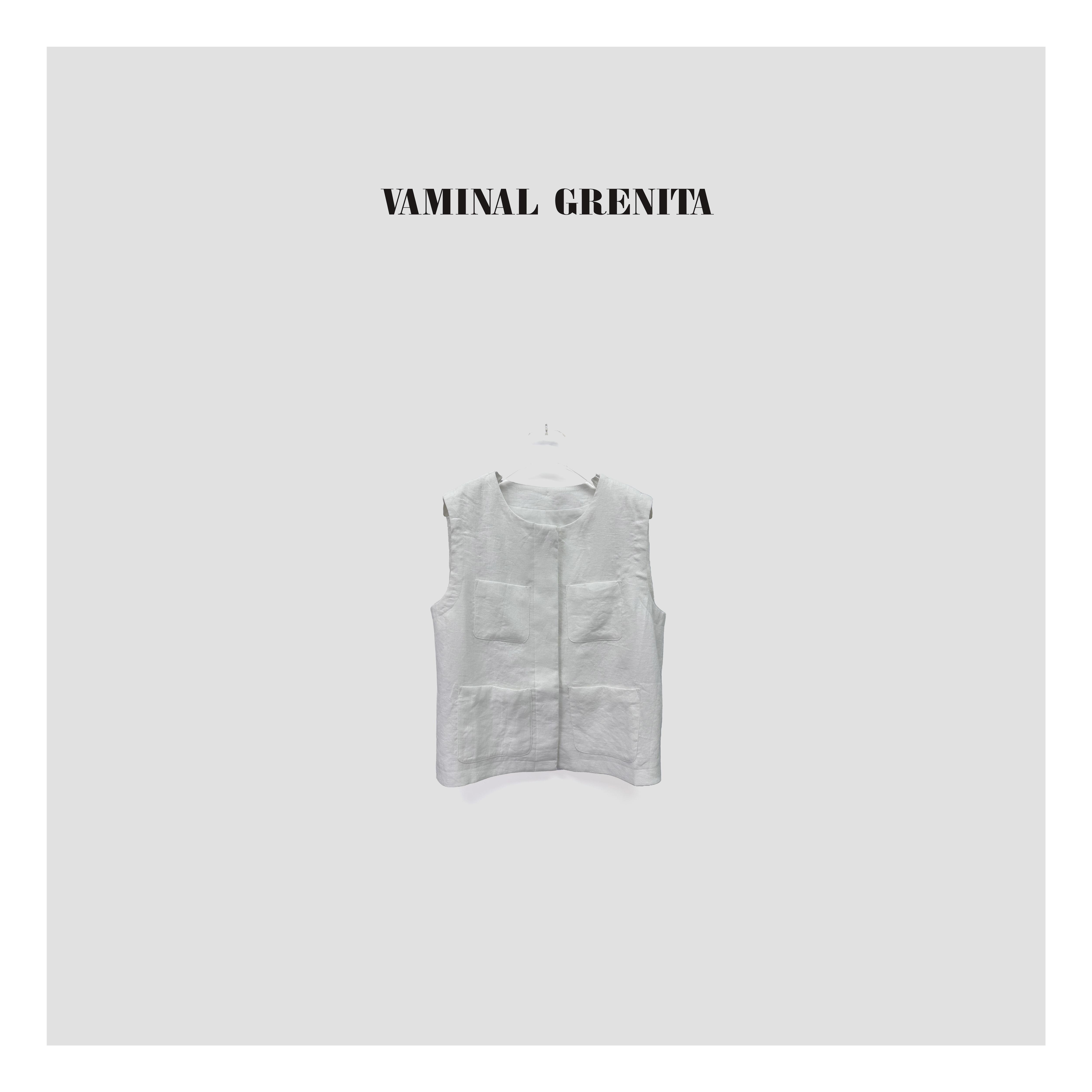 VAMINAL GRENITA 老钱风亚麻马甲 VGSGY120