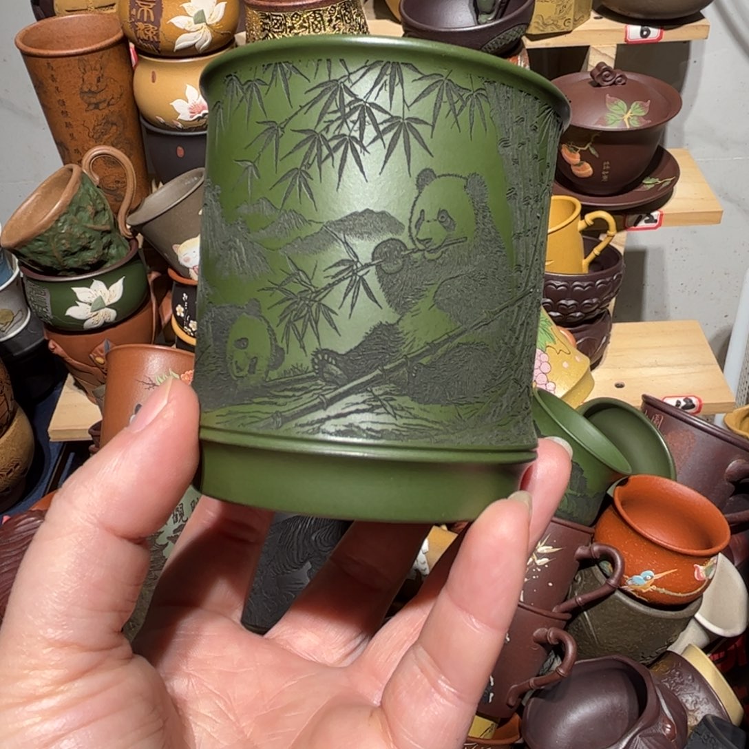 紫砂茶杯宜兴紫砂主人杯