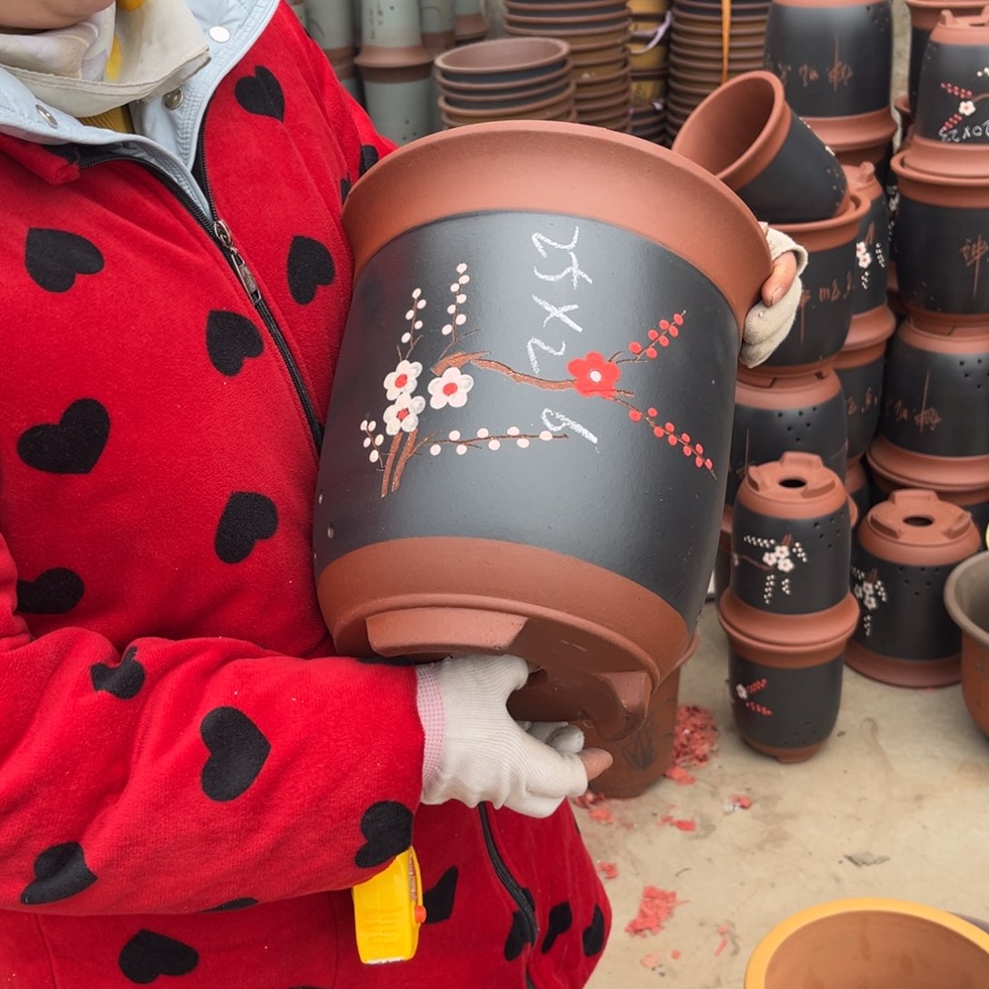 紫砂花盆紫砂花盆