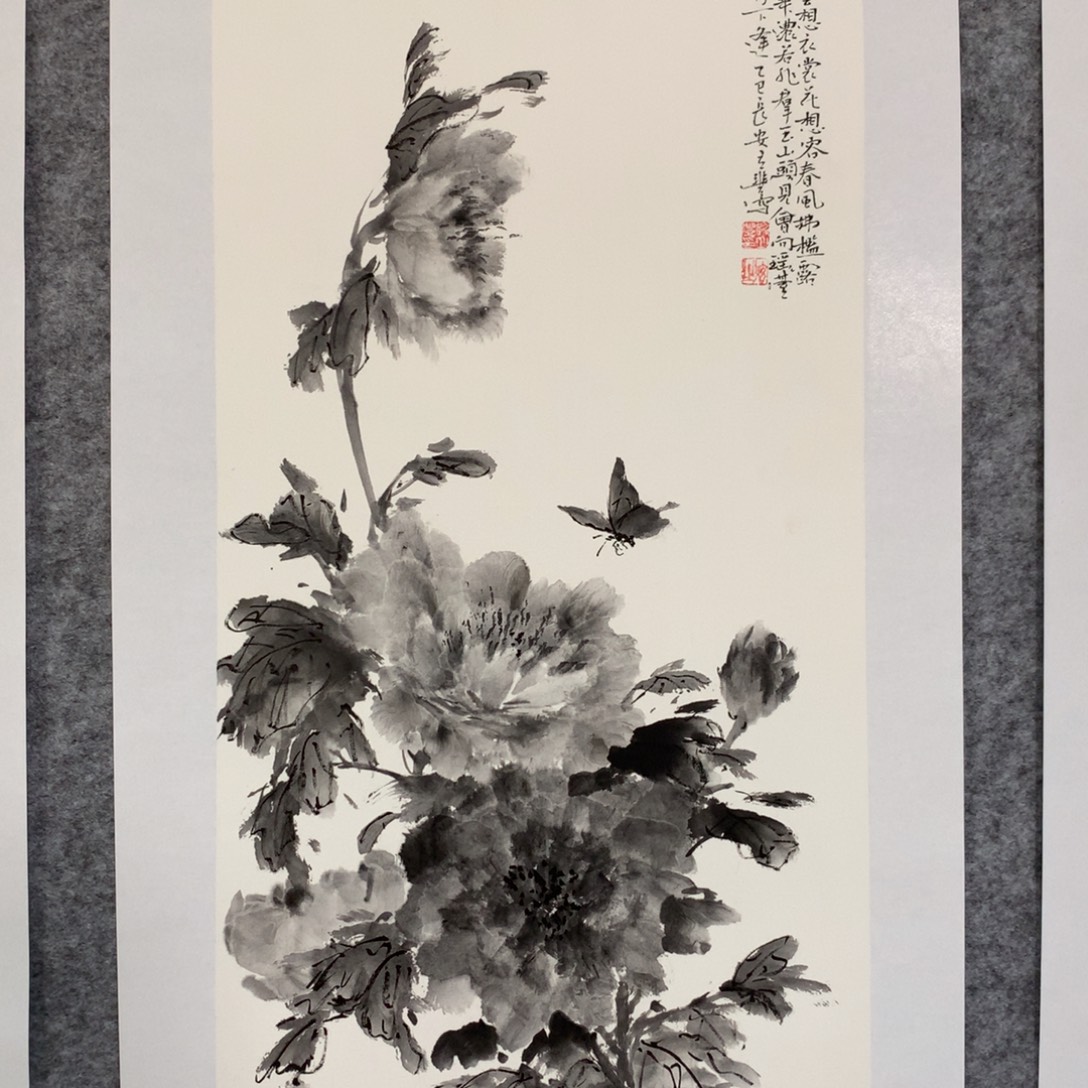 国画花鸟作品写意