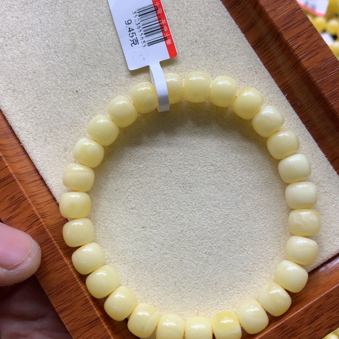 蜜蜡手链未镶嵌易*家蜜蜡