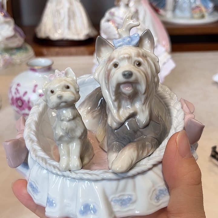 杯欧洲中古瓷器摆件