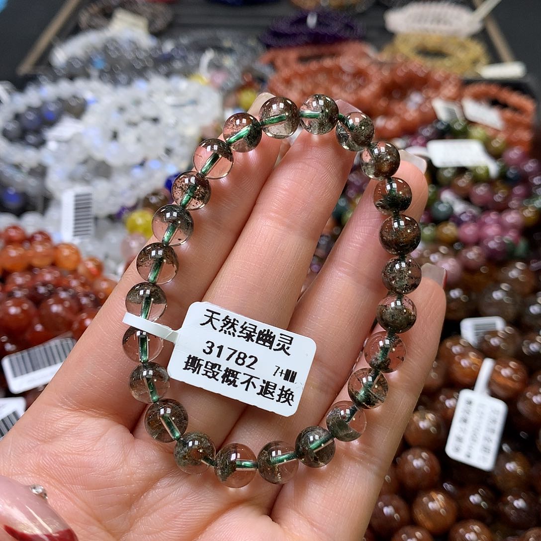 水晶手链未镶嵌，