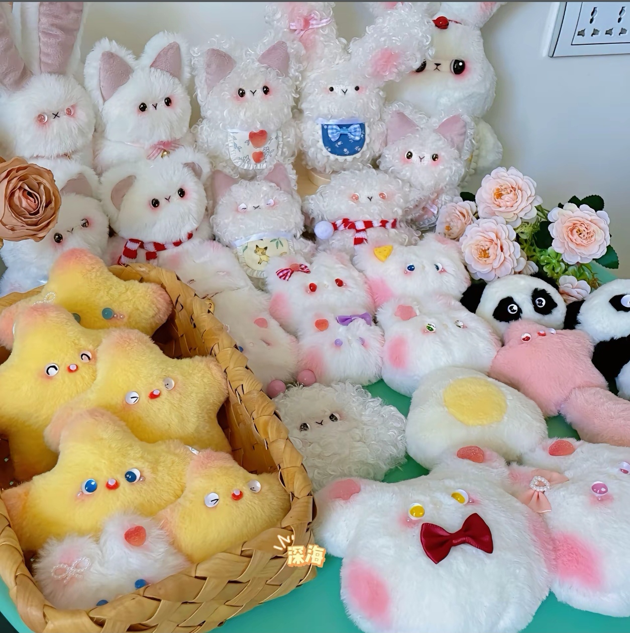 毛绒玩偶可爱凯蒂猫包包卡通挂件钥匙扣挂件可以捏捏叫布娃娃