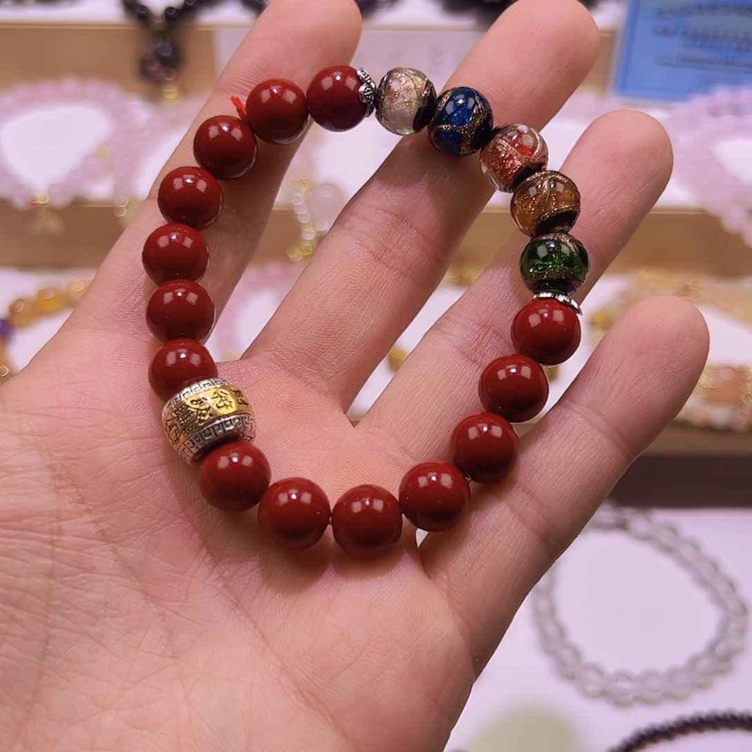 石英质玉手串未镶嵌朱砂