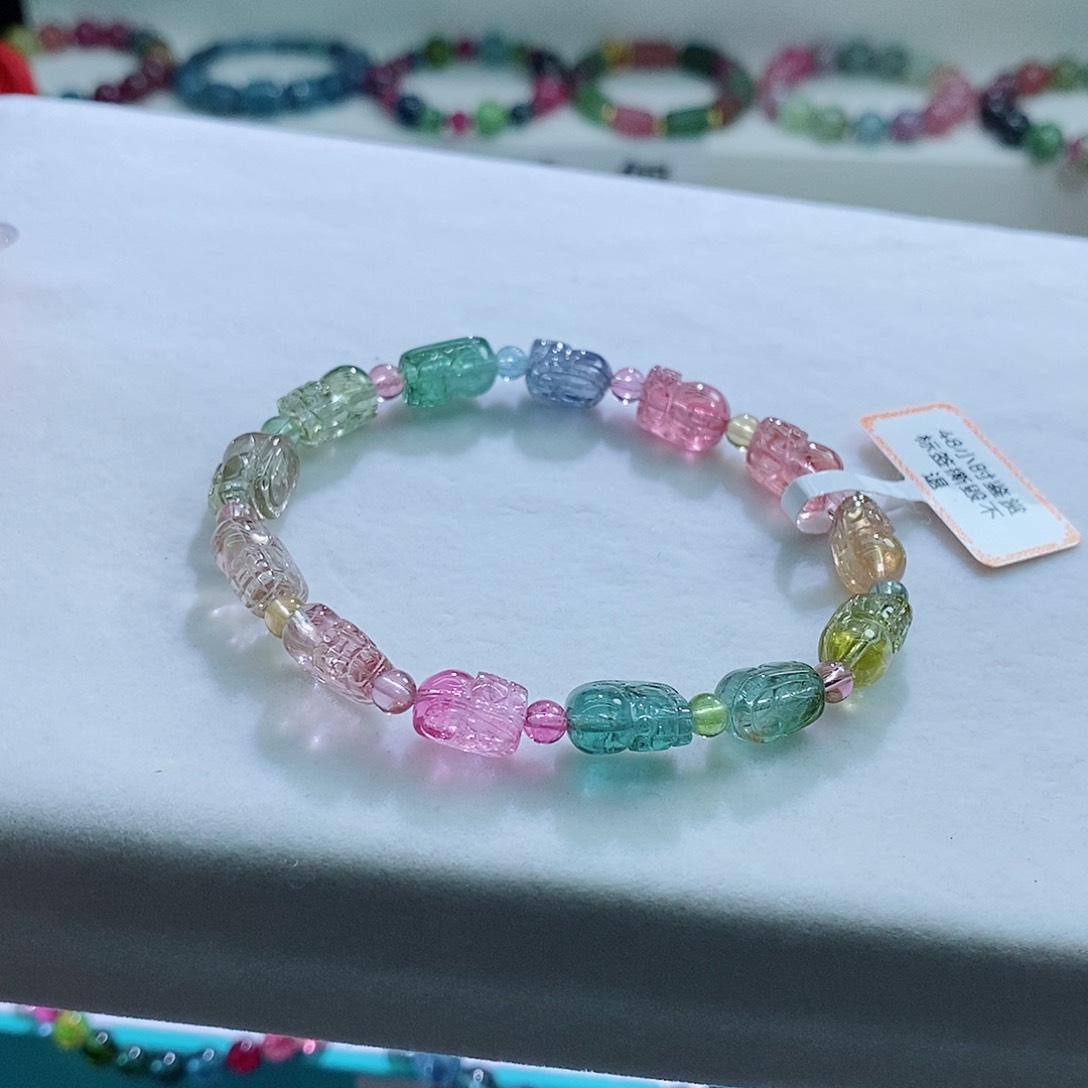 碧玺手链未镶嵌碧玺手链